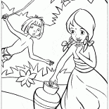 Mowgli e menina