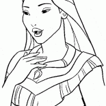 Medalhão Pocahontas