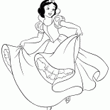Branca de Neve dança