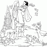 Príncipe e Branca de Neve se casar