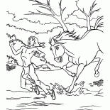 Nativo americano e cavalo