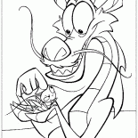 Dragão e insetos