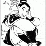 Mulan Mushu e profunda no pensamento