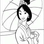 Mulan está escondendo do sol