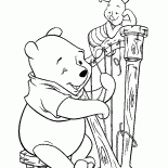 Winnie, Leitão e uma harpa
