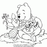 Leitão e Winnie the Pooh