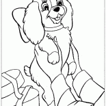 Filhote de cachorro do Natal