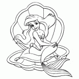 A Pequena Sereia na pia