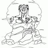 Rafiki ao pôr do sol