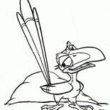 Zazu, secretário pássaro