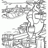 Baloo em repouso
