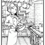 Colette é cozinhar