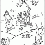 Amigos pegar água-viva