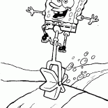 SpongeBob dublê