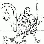 Bob Esponja no trabalho