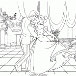 Cinderela ea dança Príncipe