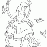 Cinderella e um sapatinho de cristal