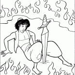 Aladdin está em chamas