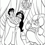 Jasmine, Aladdin eo Sultan