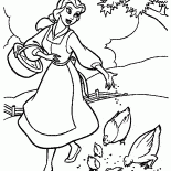 Belle está ensaiando