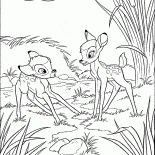 Bambi encontra Faline