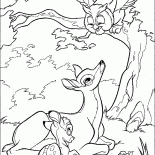 Bambi e sua mãe