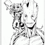 Rocket and Groot