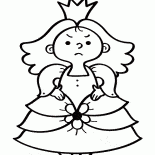 Princesa irritado