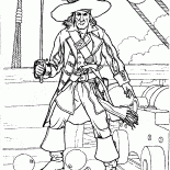 Pirata em uma batalha