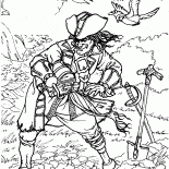 Pirata esconde tesouros