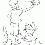 Duende e da borboleta