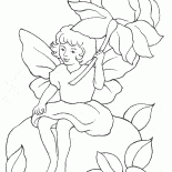 Fada sob a flor