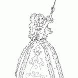 Luxuriante vestido Barbie