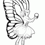 Barbie Mariposa ea bola