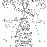 Princesa no jardim