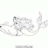 Barbie sereia e golfinho