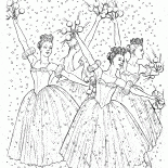 Figurinos magníficos bailarina