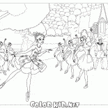 Os dançarinos na bola