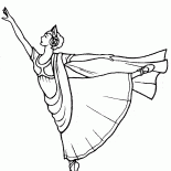 Bailarina do século 19