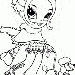 Menina em Pancho