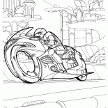 Uma motocicleta protótipo