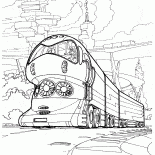 O trem de alta tecnologia