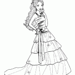 Barbie e vestido elegante