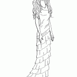 Barbie em um vestido elegante