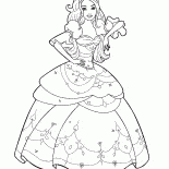 Vestido de baile da Barbie