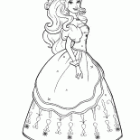 Barbie em um vestido bonito