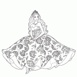 Barbie em um vestido bonito