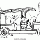 Veículo de motor de incêndio