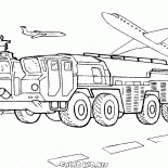 Carro aeródromo fogo