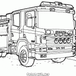 Incêndio de caminhão Scania